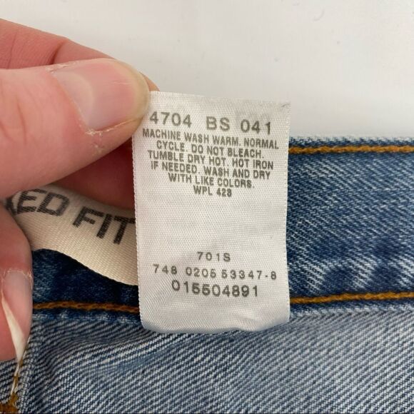 Levi's 550 Relaxed Fit light wash classic jeans size 50 x 30 - Picture 8 of 12